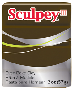 Sculpey III 1109 Suede Brown