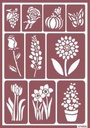 [1823126] Stencil Flex 26 Floral
