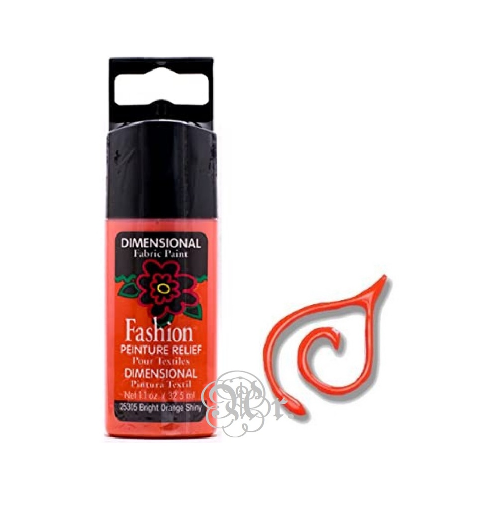 Fashion Brillo 25305 Bright Orange Plaid