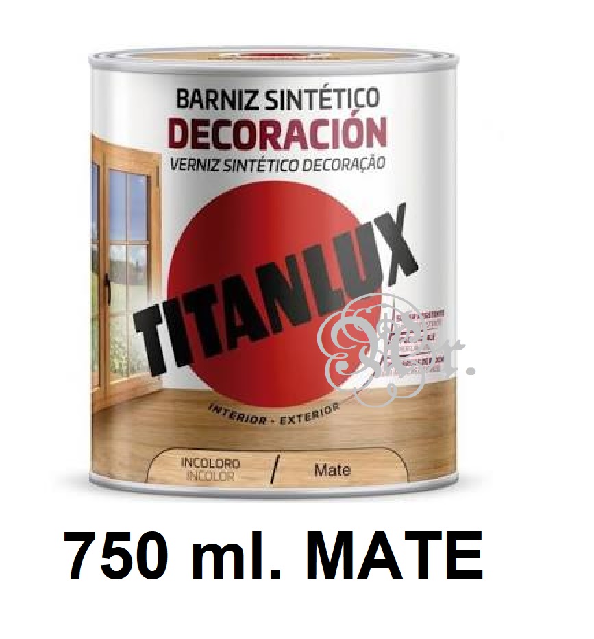 Barniz Mate 750 Ml. Titan