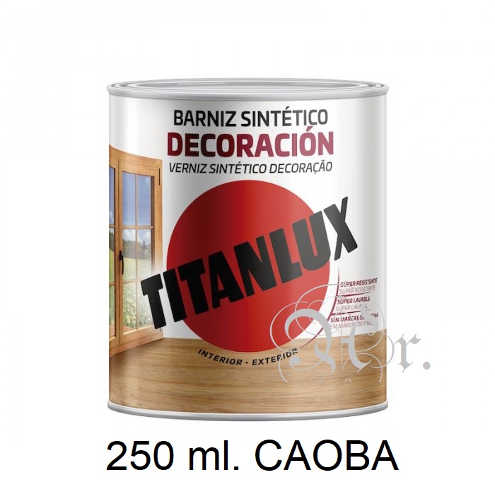 Barniz Tinte Titan 250 Ml. Caoba