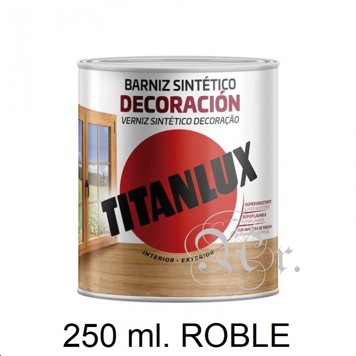 Barniz Tinte Titan 250 Ml. Roble