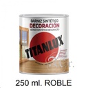 [1504026] Barniz Tinte Titan 250 Ml. Roble