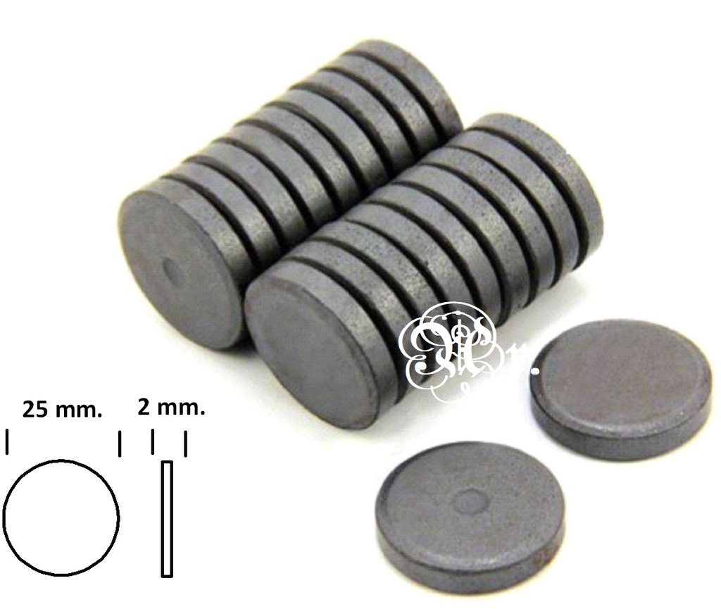Iman Ferrita Ø 25 Mm. 50 U.