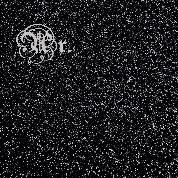 Goma Eva Escarcha 40*60 Negra