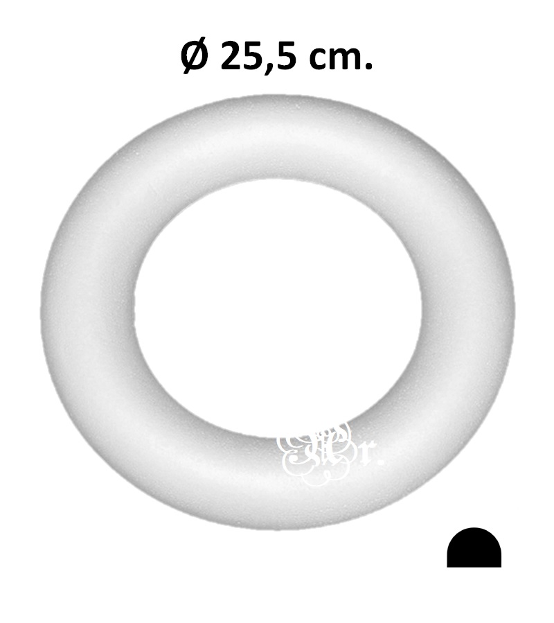 Corona 3/4 Porex 25,5 Cm.