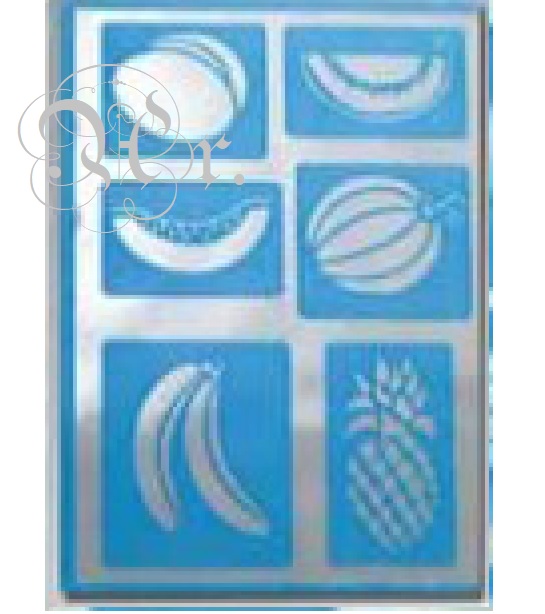 Stencil Flex 9320417 Frutas Tropicales