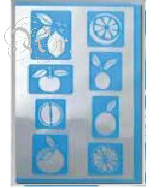 Stencil Flex 9320418 Frutas Mediterranea