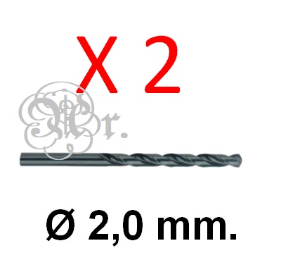 Broca Hierro 2 Mm. 2 U.