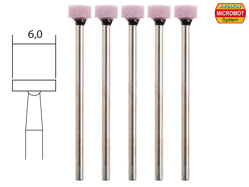 Set 5 Muelas Corindon 6,0 Mm. 28776