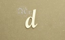 [3103305d] D.M. Laser Letra 80 Mm. d