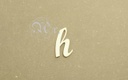 [3103305h] D.M. Laser Letra 80 Mm. h