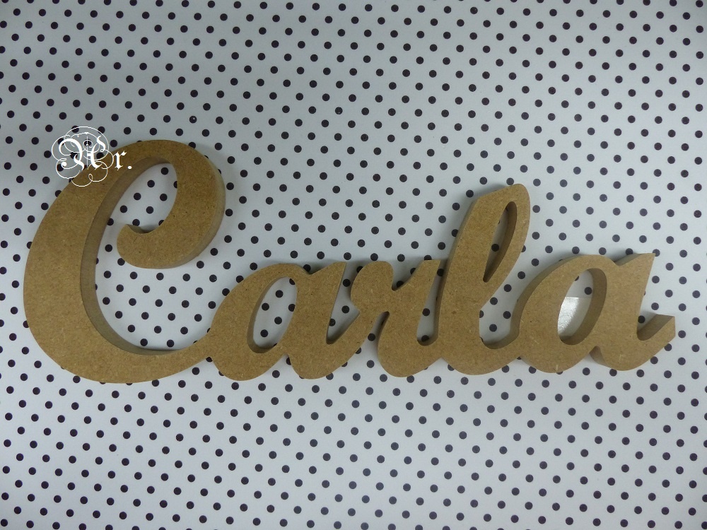 Nombre D.M. 40 Cm. Carla