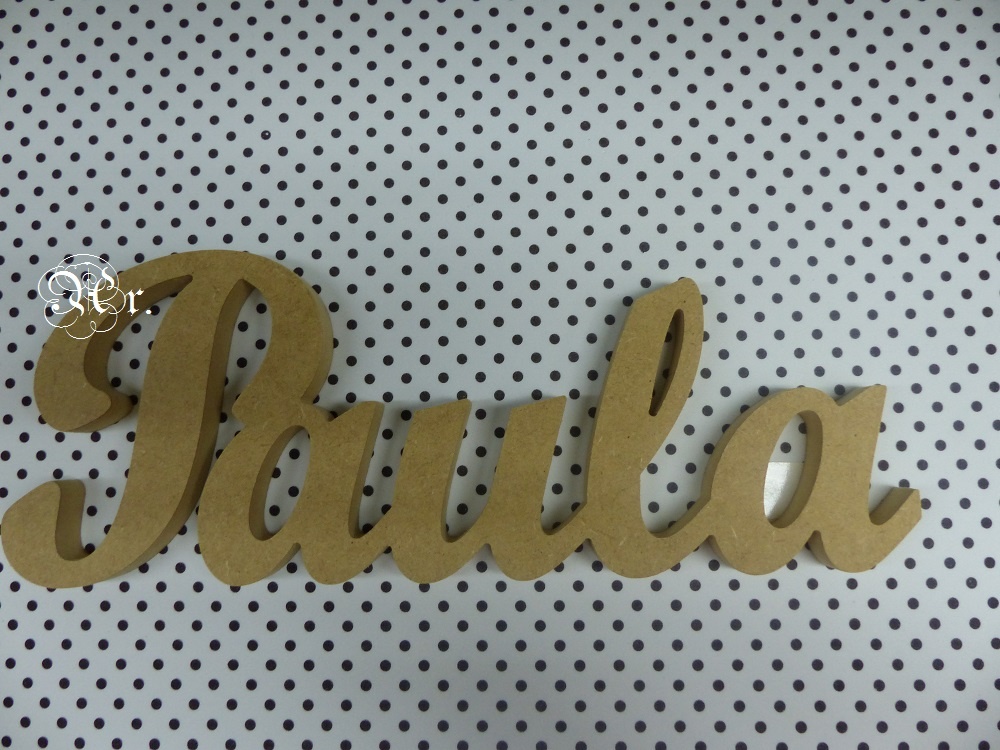 Nombre D.M. 40 Cm. Paula