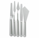[0324000] Set 5 Espatulas Plastico