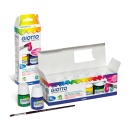 [0308000] Set 6 Temperas Bote 25 Ml. + Pincel