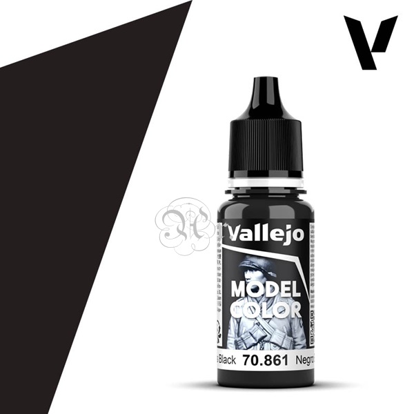 Model Color 861 18 Ml. Negro Brillo