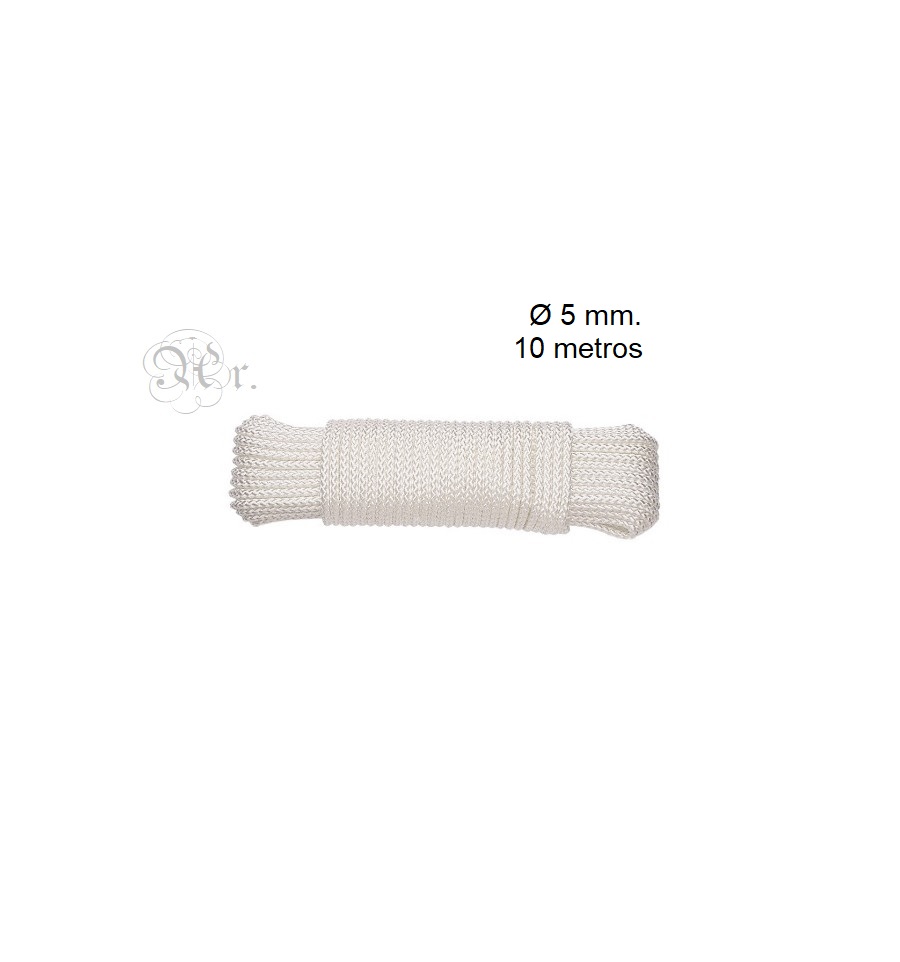 Cordon Poliprop. 5 Mm. 10 M. Blanco