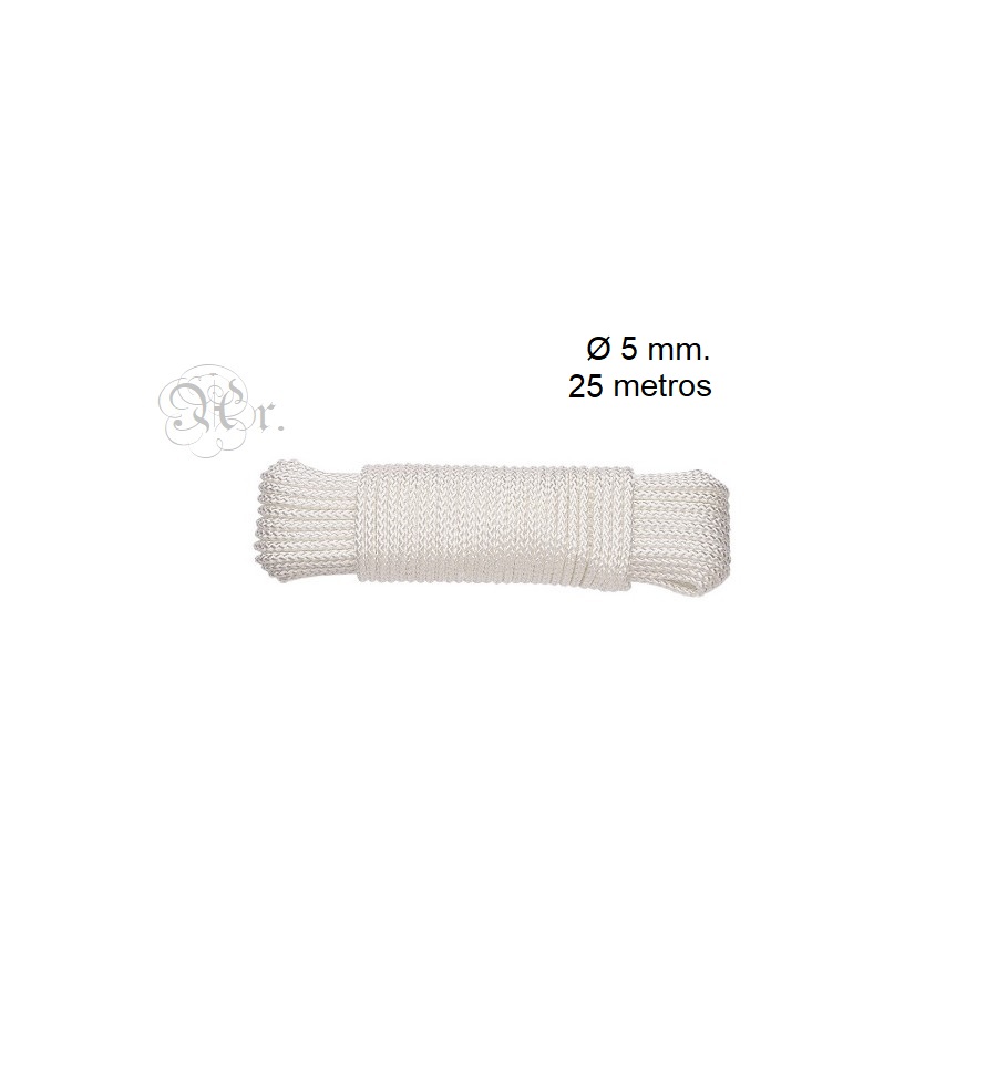 Cordon Poliprop. 5 Mm. 25 M. Blanco