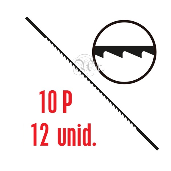 Pelos Planos 13 Cm. Nº 10 12 U.