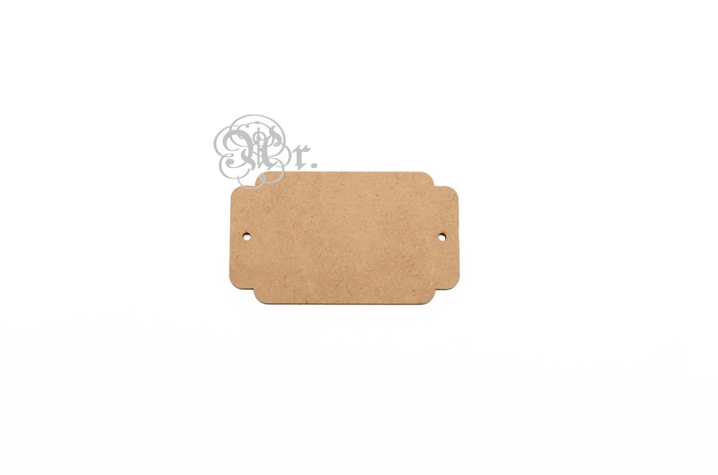 Placa Rectangular D.M. 8*4.8*0.3 Cm.