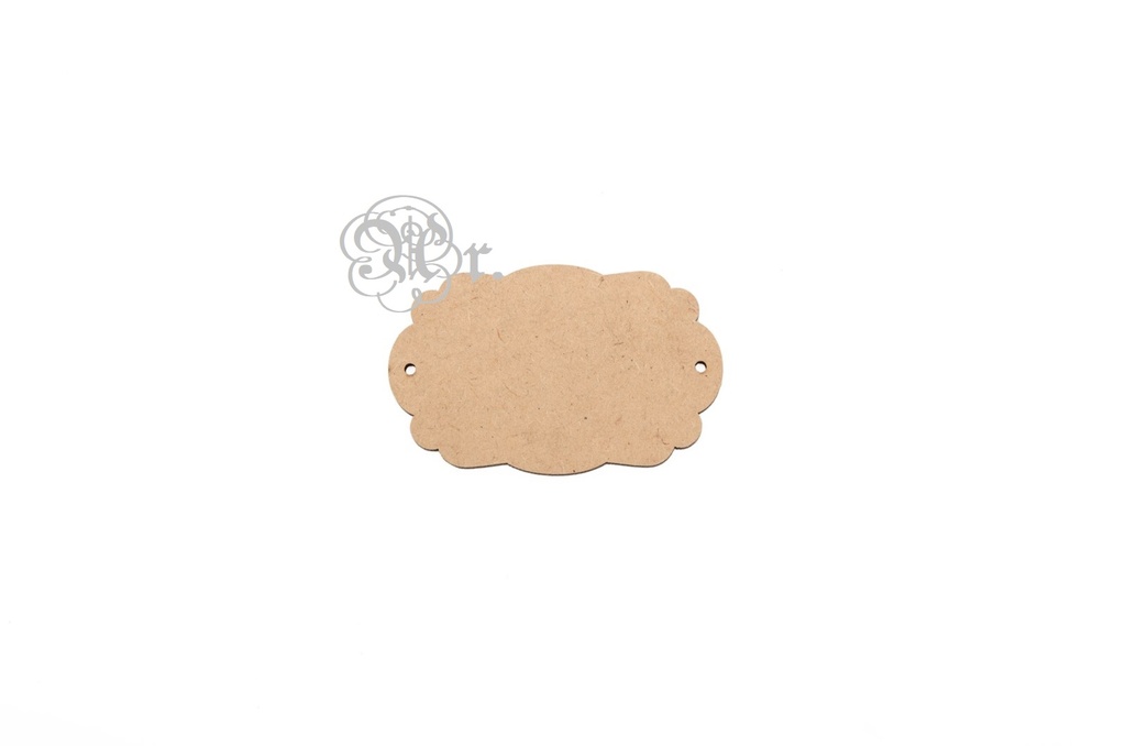 Placa Retro D.M. 8*5*0.3 Cm.