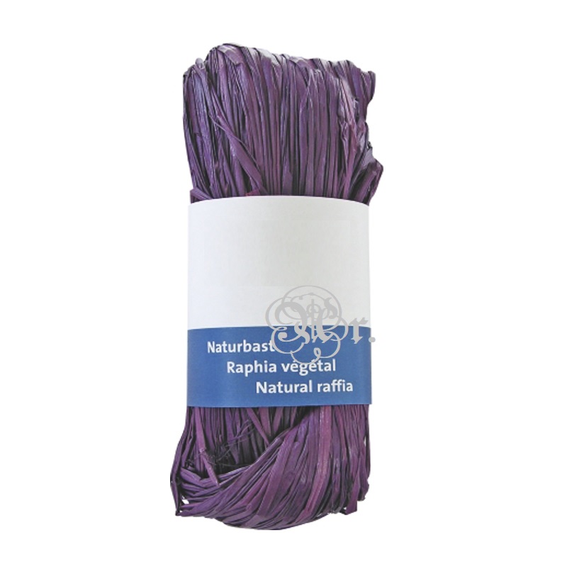 Rafia Color Violeta 50 G.