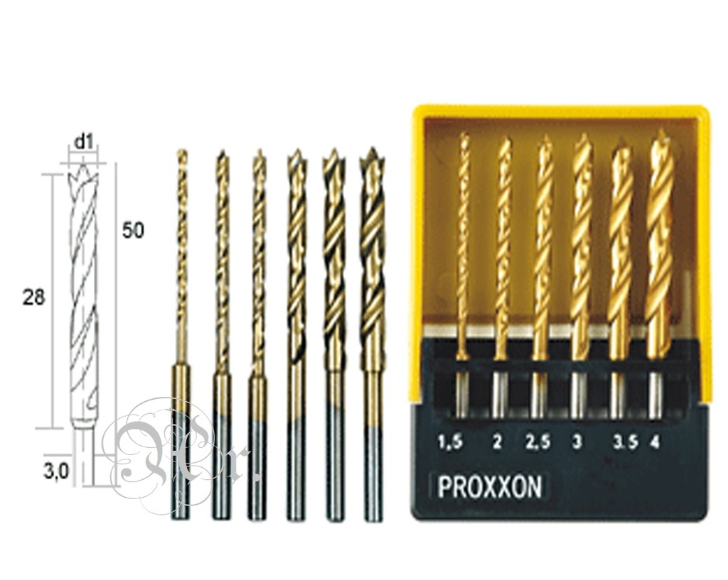 Set Brocas Madera 28876 Proxxon