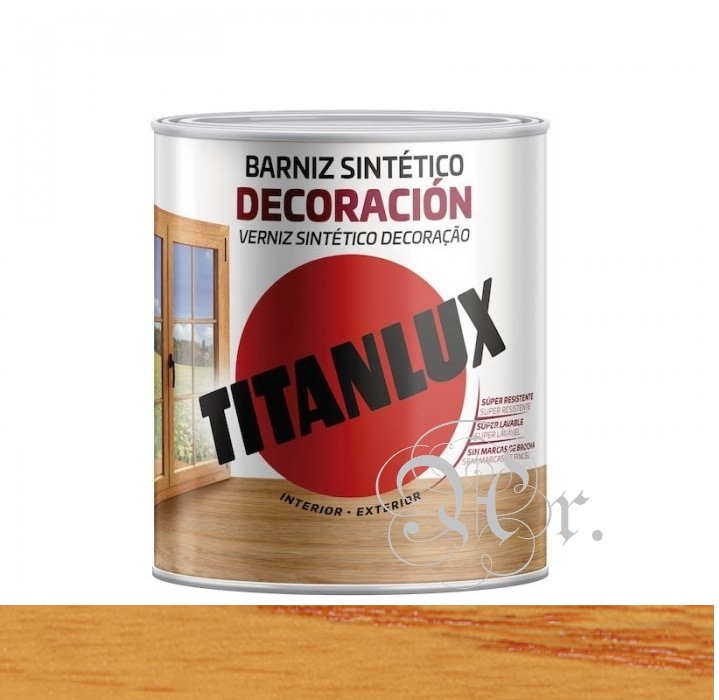 Barniz Tinte Titan 250 Ml. Castaño