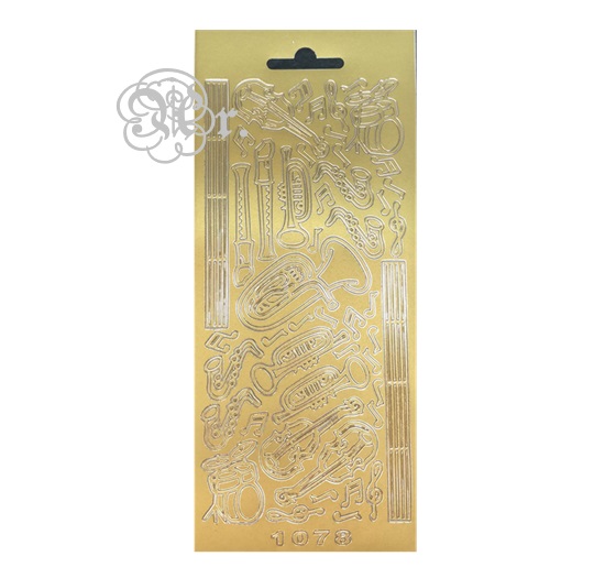 Sticker Oro 1078 Instrumentos