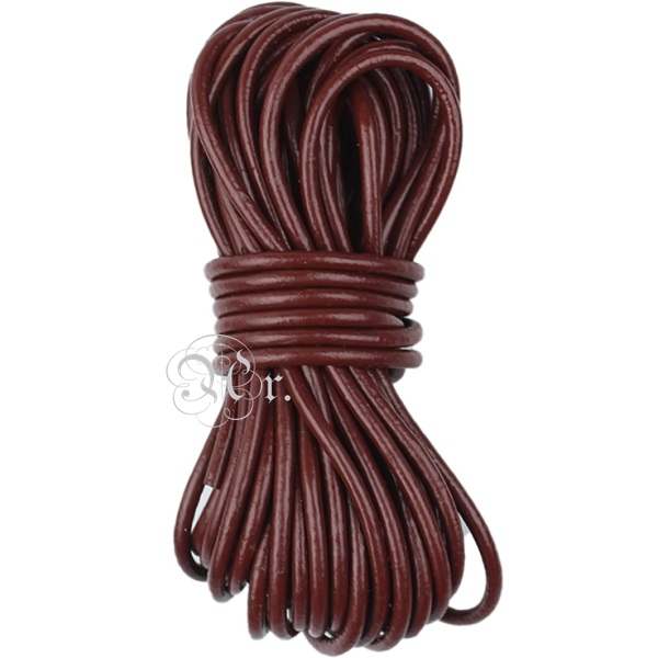 Cordon Cuero 2 Mm. 25 M. Marron