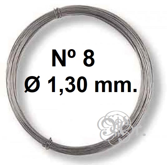 Alambre Galva. Nº8 500 G.