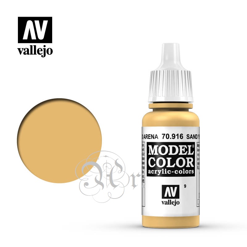 Vallejo Model Color 70.916 Amarillo Arena 17 ml