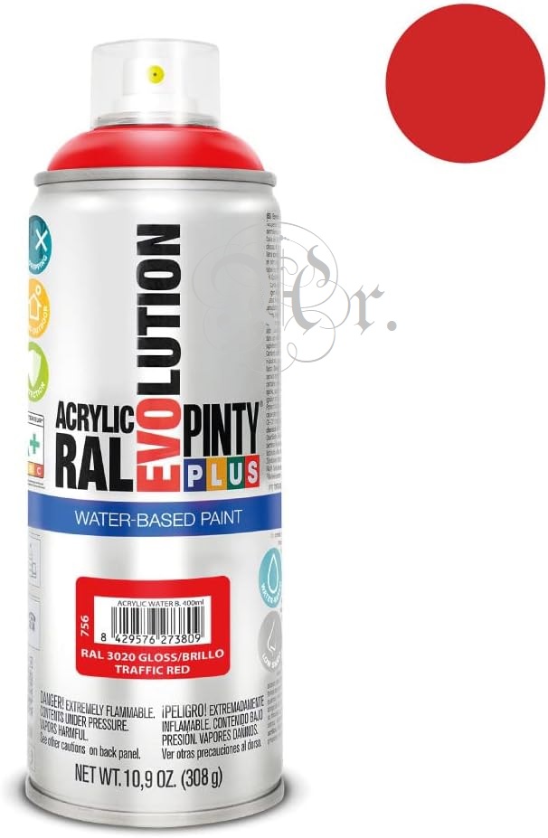 Pintyplus Evolution Water RAL 3020 Traffic Red