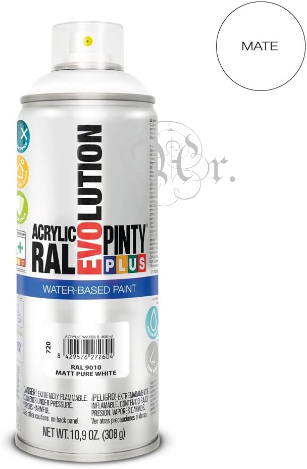 Pintyplus Evolution Water RAL 9010 Matt Pure White