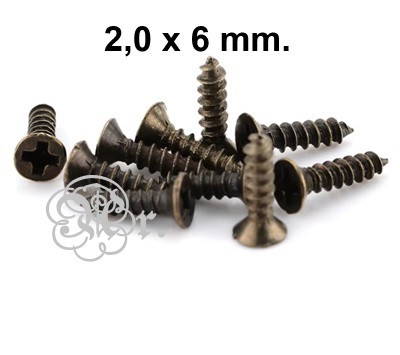 Tornillo C/P. Pzd 2.0*6 22 U. Bronce