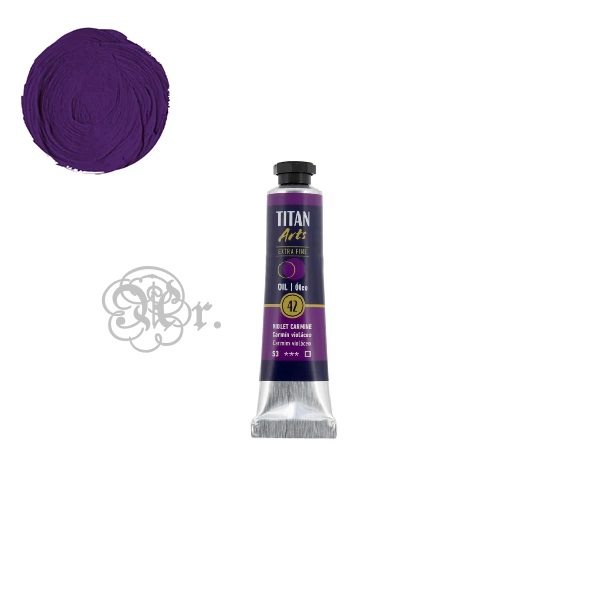 42 Oleo Titan 20 ml. Carmin Violaceo