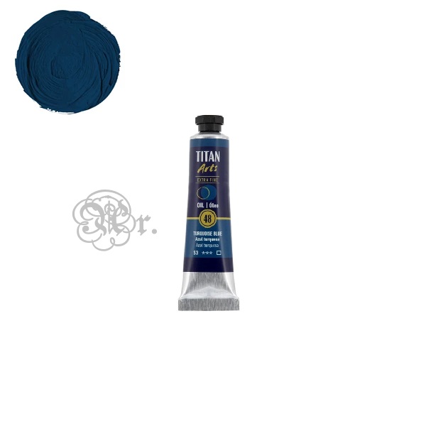 48 Oleo Titan 20ml. Azul Turquesa