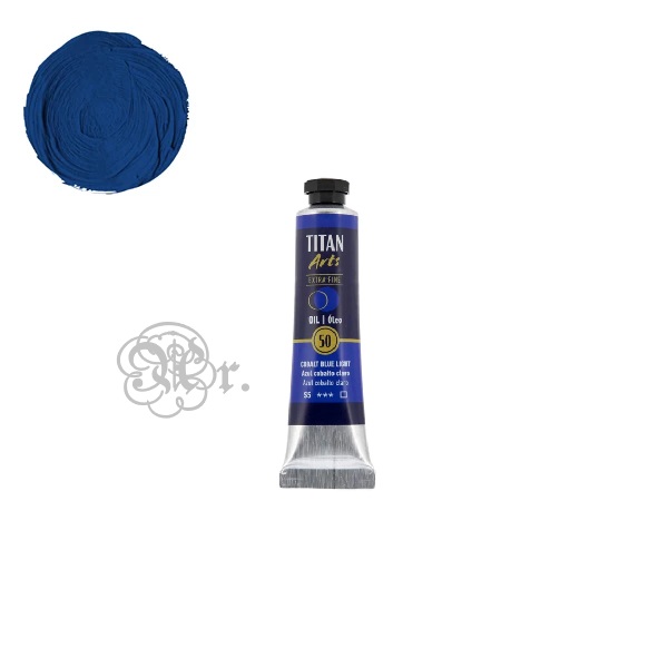 50 Oleo Titan 20ml. Azul Cobalto Claro