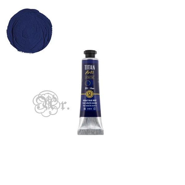 52 Oleo Titan 20ml. Azul Cobalto Oscuro