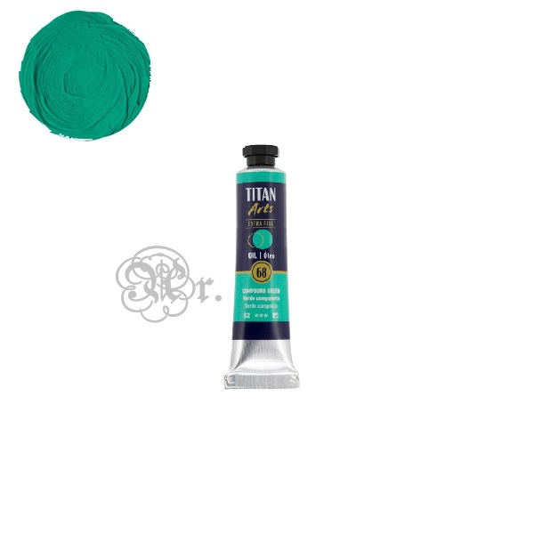 68 Oleo Titan 20 ml. Verde Compuesto