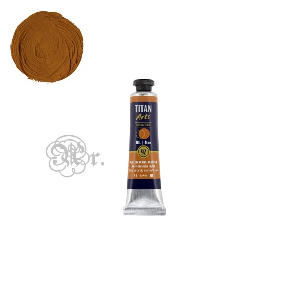 92 Oleo Titan 20ml. Ocre Amarillo Rojizo