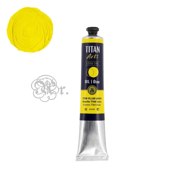 26 Oleo Titan 60 ml. Amarillo Titan Limon