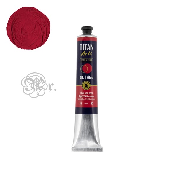 36 Oleo Titan 60 ml. Rojo Titan Oscuro