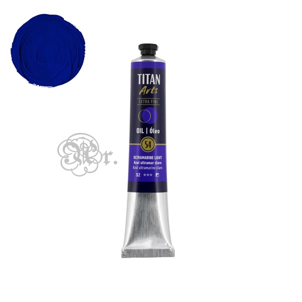 54 Oleo Titan 60ml. Azul Ultramar Claro