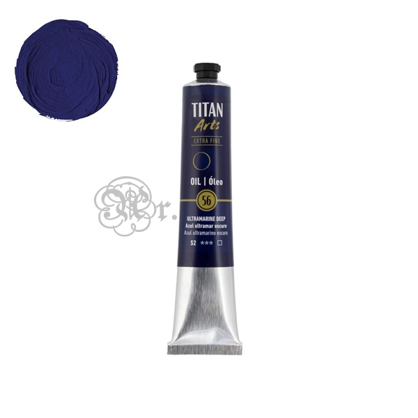 56 Oleo Titan 60 ml. Azul Ultramar Oscuro