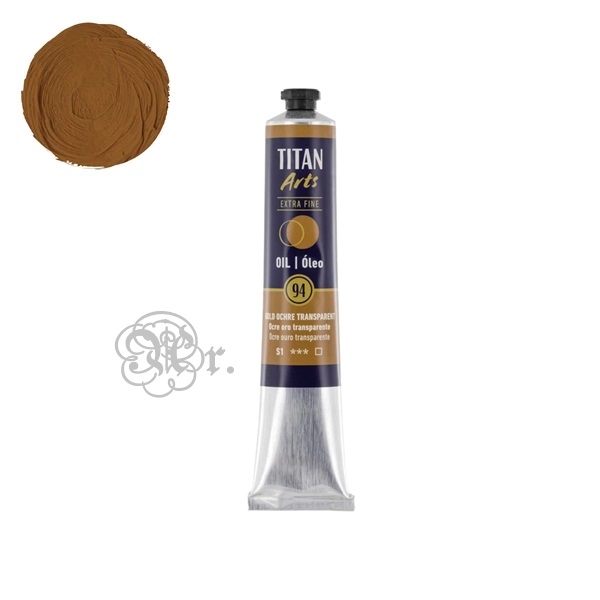 94 Oleo Titan 60ml. Ocre Oro Transparente