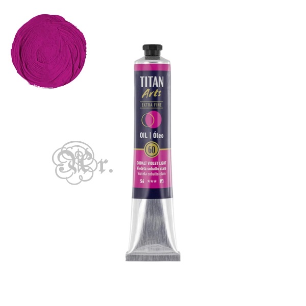 60 Oleo Titan 60 ml. Violeta Cobalto Claro