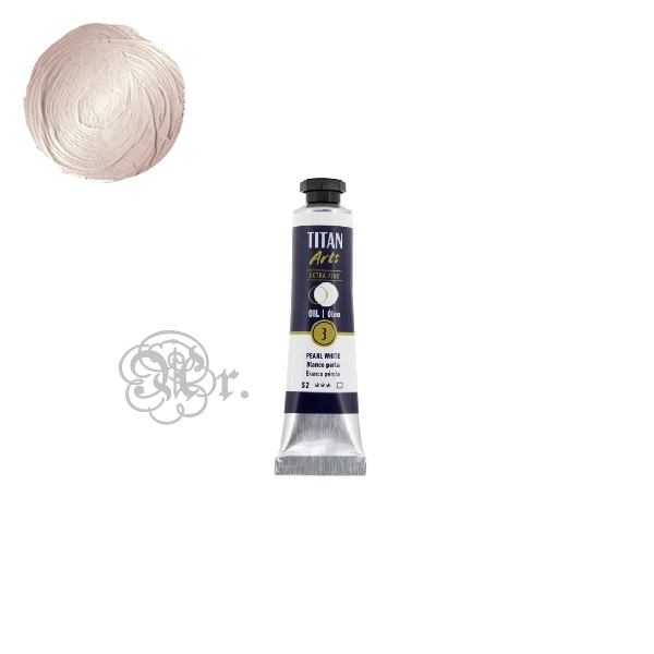 3 Oleo Titán 20 ml. Blanco Perla