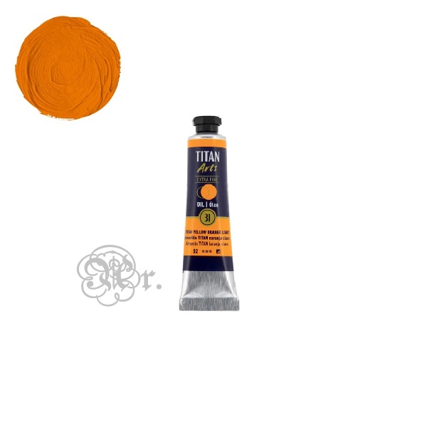 31 Oleo Titan 20 ml. Amarillo Titan Naranja Claro